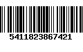 Código de Barras 5411823867421