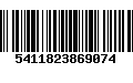 Código de Barras 5411823869074