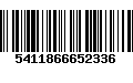 Código de Barras 5411866652336