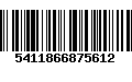 Código de Barras 5411866875612