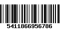 Código de Barras 5411866956786