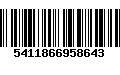 Código de Barras 5411866958643