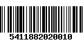 Código de Barras 5411882020010