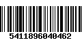Código de Barras 5411896040462