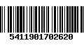 Código de Barras 5411901702620