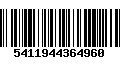 Código de Barras 5411944364960