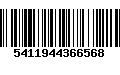 Código de Barras 5411944366568