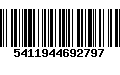 Código de Barras 5411944692797