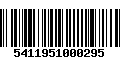 Código de Barras 5411951000295