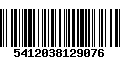 Código de Barras 5412038129076