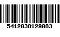 Código de Barras 5412038129083