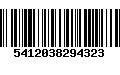 Código de Barras 5412038294323