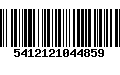 Código de Barras 5412121044859