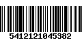 Código de Barras 5412121045382