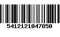 Código de Barras 5412121047850