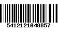 Código de Barras 5412121048857