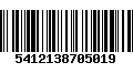 Código de Barras 5412138705019