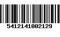 Código de Barras 5412141002129