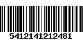 Código de Barras 5412141212481