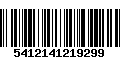 Código de Barras 5412141219299