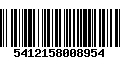 Código de Barras 5412158008954