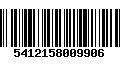 Código de Barras 5412158009906