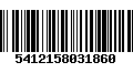 Código de Barras 5412158031860