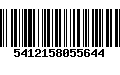 Código de Barras 5412158055644