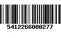 Código de Barras 5412266000277