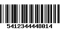 Código de Barras 5412344448014