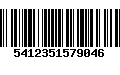 Código de Barras 5412351579046