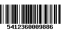 Código de Barras 5412360009886