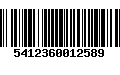 Código de Barras 5412360012589