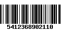 Código de Barras 5412368902110