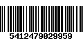 Código de Barras 5412479029959