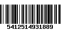 Código de Barras 5412514931889