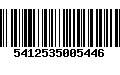 Código de Barras 5412535005446