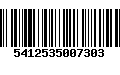 Código de Barras 5412535007303