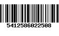 Código de Barras 5412586022508