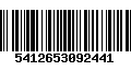 Código de Barras 5412653092441