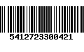 Código de Barras 5412723300421