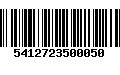 Código de Barras 5412723500050