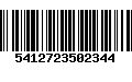 Código de Barras 5412723502344