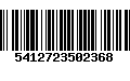 Código de Barras 5412723502368