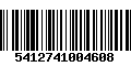 Código de Barras 5412741004608