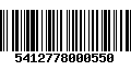 Código de Barras 5412778000550