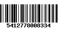 Código de Barras 5412778008334