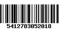 Código de Barras 5412783052018