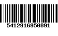 Código de Barras 5412916950891