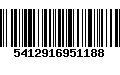 Código de Barras 5412916951188